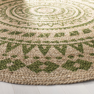 Natural Hand Woven Jute Rug from India - Eco-Friendly Design for Timeless Home Décor Appeal