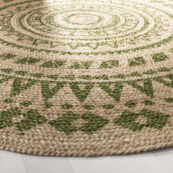 Natural Hand Woven Jute Rug from India - Eco-Friendly Design for Timeless Home Décor Appeal