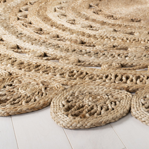 Natural Fiber 805 Hand Woven Jute Rug - Luxurious Eco-Friendly Addition for Your Home Décor