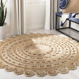 Natural Fiber 805 Hand Woven Jute Rug