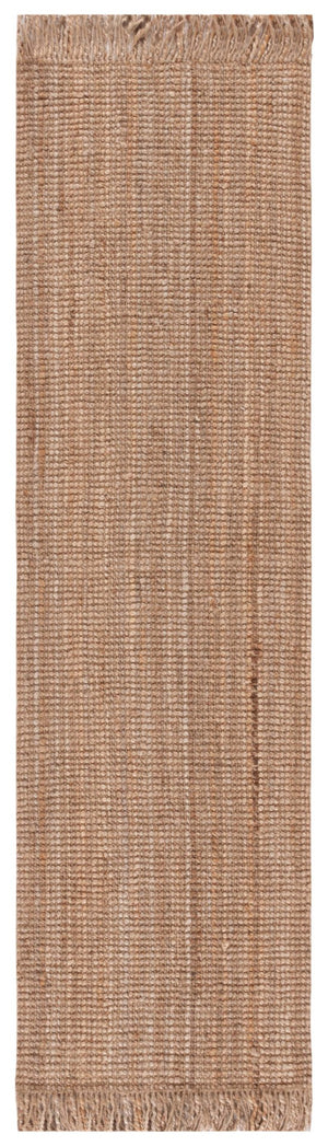 Safavieh Natural Fiber Area Rug With Hand Woven Jute, Chic Fringe Border For Sustainable Home Decor Style Natural Jute Nf809a-222