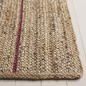 Safavieh Natural Fiber Area Rug - Elegant Eco-friendly Design With Gold Accents For Chic Home Décor Enhancement Natural ,Gold Jute Nf810d-6sq