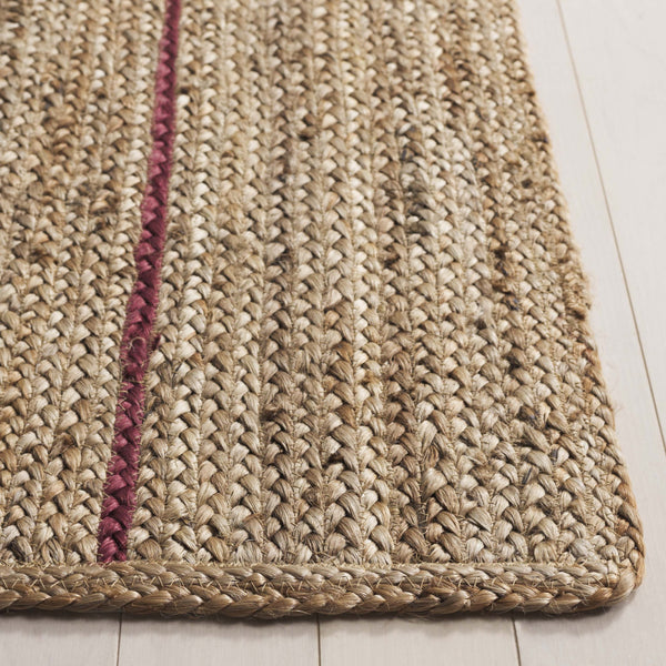 Safavieh Natural Fiber Area Rug - Elegant Eco-friendly Design With Gold Accents For Chic Home Décor Enhancement Natural ,Gold Jute Nf810d-6sq