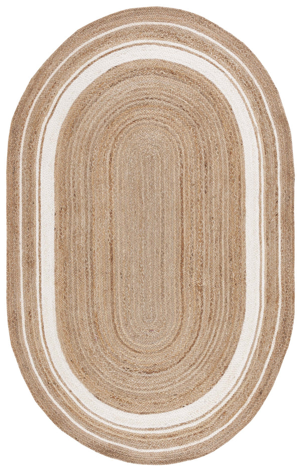 Safavieh Natural Fiber 812a Jute Area Rug - Elegant Natural Look, Perfect For Home Décor & Comfort Natural ,Ivory Jute Nf812a-4r