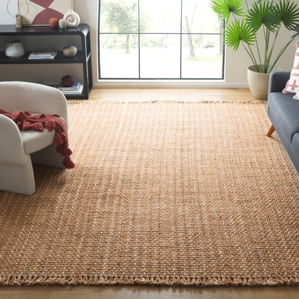 Safavieh Natural Fiber 813 NF813 Hand Woven Natural Fiber Rug Natural / Bleach NF813A-8