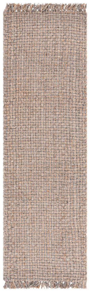 Safavieh Natural Fiber 814 Hand Woven Natural Fiber Rug Natural / Grey 2'-3" x 8'