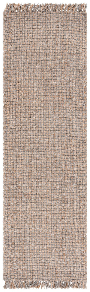 Safavieh Natural Fiber 814 Hand Woven Natural Fiber Rug Natural / Grey 6' x 6' Square