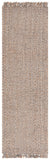 Safavieh Natural Fiber 814 Hand Woven Natural Fiber Rug Natural / Grey 6' x 6' Square