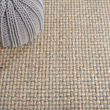 Safavieh Natural Fiber 814 Hand Woven Natural Fiber Rug Natural / Grey 5' x 8'