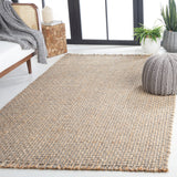 Safavieh Natural Fiber 814 Hand Woven Natural Fiber Rug Natural / Grey 5' x 8'