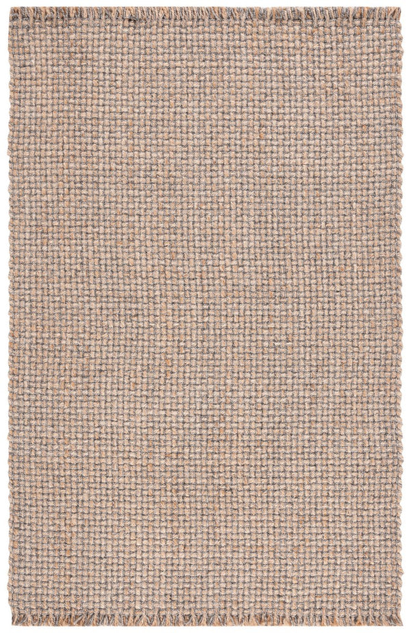 Safavieh Natural Fiber 814 Hand Woven Natural Fiber Rug Natural / Grey 6' x 6' Square