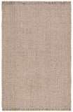 Safavieh Natural Fiber 814 Hand Woven Natural Fiber Rug Natural / Grey 5' x 8'