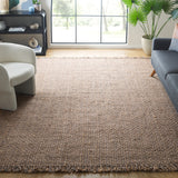 Safavieh Natural Fiber 814 Hand Woven Natural Fiber Rug Natural / Grey 6' x 6' Square