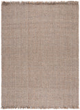 Safavieh Natural Fiber 814 Hand Woven Natural Fiber Rug Natural / Grey 6' x 6' Square