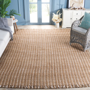 Safavieh Natural Fiber 815 NF815 Hand Woven Natural Fiber Rug Natural / Bleach NF815A-8