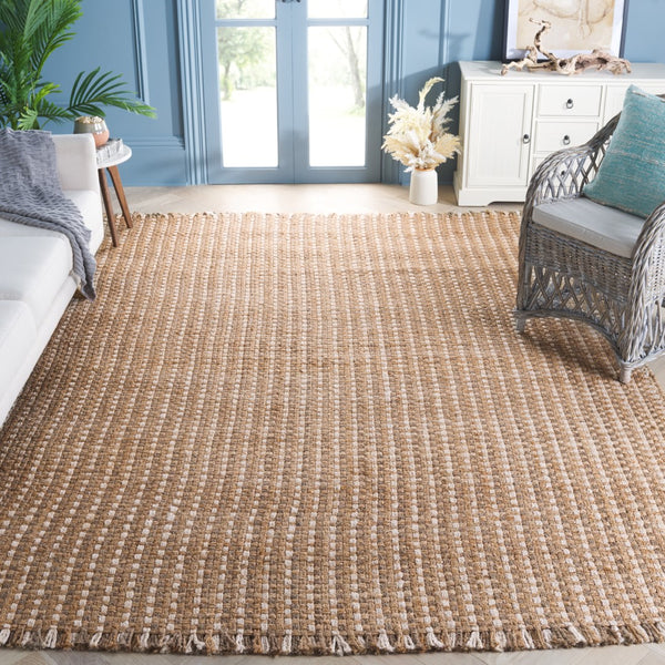 Safavieh Natural Fiber 815 NF815 Hand Woven Natural Fiber Rug Natural / Bleach NF815A-8