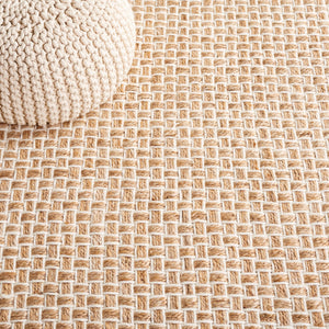 Safavieh Natural Hand Woven Area Rug - Artisanal Charm, Eco-friendly Jute & Wool, Timeless Elegance For Any Space Natural ,Ivory 60% Jute,40% Wool Nf817a-6