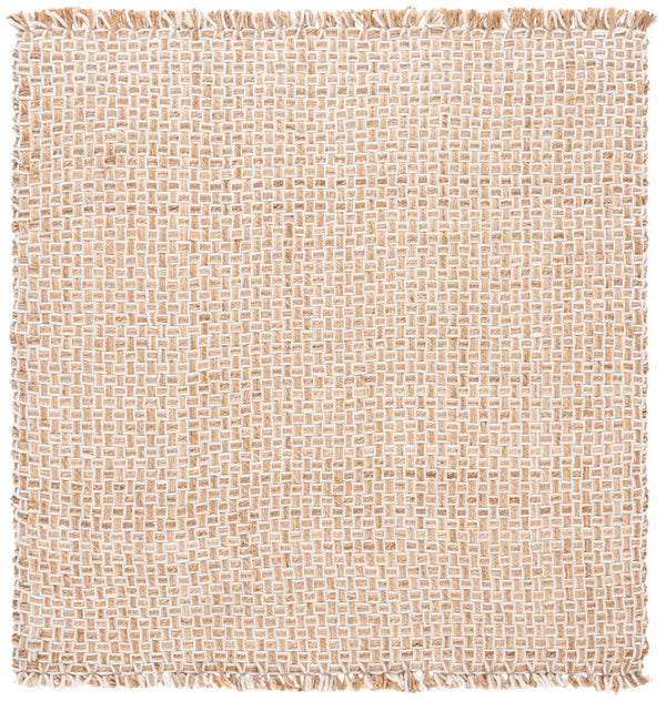 Safavieh Natural Hand Woven Area Rug - Artisanal Charm, Eco-friendly Jute & Wool, Timeless Elegance For Any Space Natural ,Ivory 60% Jute,40% Wool Nf817a-6