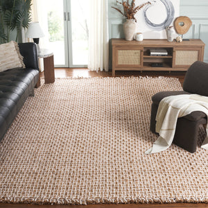 Safavieh Natural Hand Woven Area Rug - Artisanal Charm, Eco-friendly Jute & Wool, Timeless Elegance For Any Space Natural ,Ivory 60% Jute,40% Wool Nf817a-6