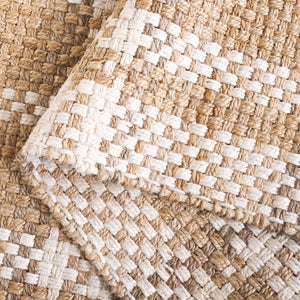 Safavieh Natural Fiber 841a Eco-friendly Jute Bleach Area Rug For Stylish Home Décor And Comfort Natural ,Bleach Jute Pile Nf841a-6sq