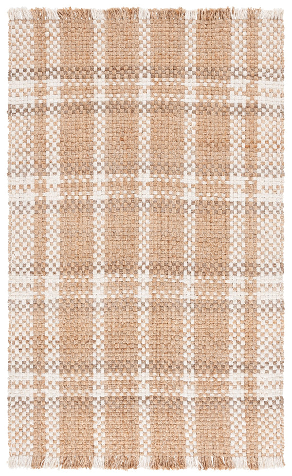 Safavieh Natural Fiber 841a Eco-friendly Jute Bleach Area Rug For Stylish Home Décor And Comfort Natural ,Bleach Jute Pile Nf841a-6sq