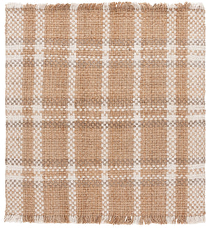 Safavieh Natural Fiber 841a Eco-friendly Jute Bleach Area Rug For Stylish Home Décor And Comfort Natural ,Bleach Jute Pile Nf841a-6sq