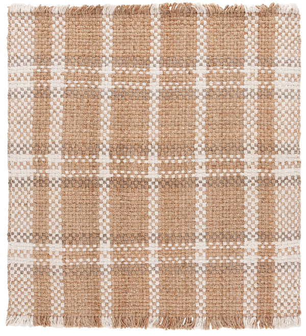 Safavieh Natural Fiber 841a Eco-friendly Jute Bleach Area Rug For Stylish Home Décor And Comfort Natural ,Bleach Jute Pile Nf841a-6sq