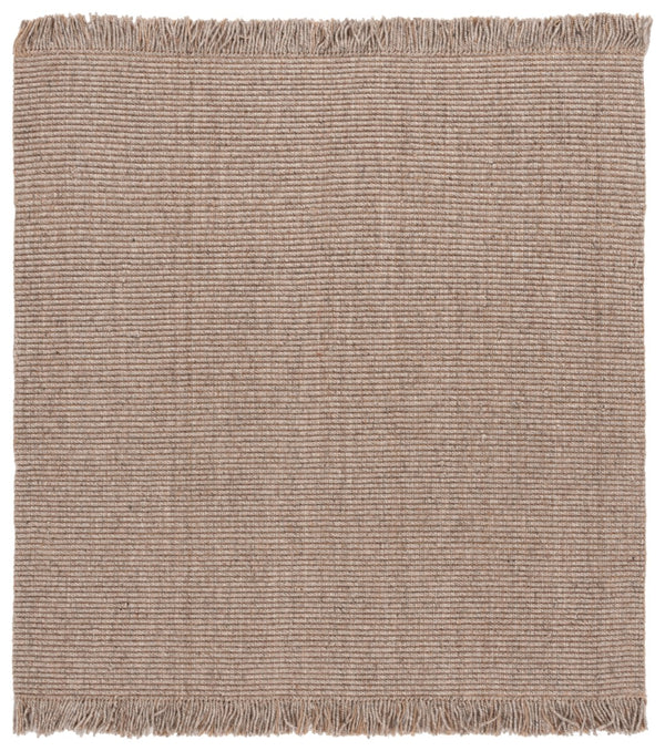 Safavieh Natural Fiber 842b Beige With Fringes Beige 60% Wool & 40% Jute Nf842b-6sq