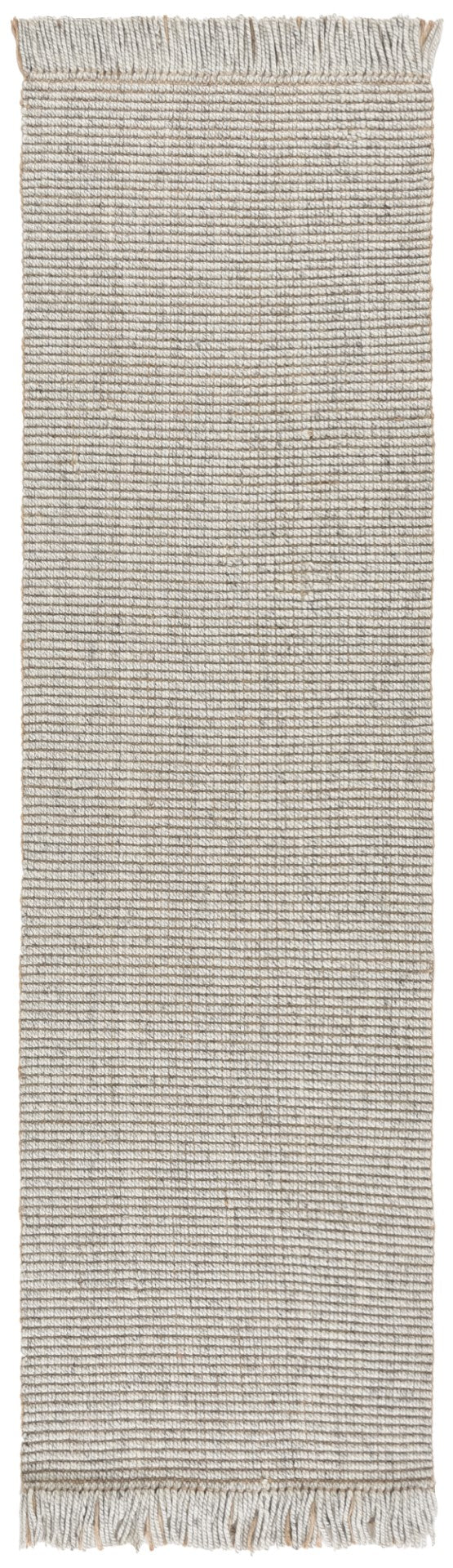 Safavieh Natural Fiber 842 Grey With Fringes Grey 60% Wool & 40% Jute Nf842f-28