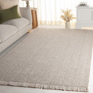 Safavieh Natural Fiber 842 Grey With Fringes Grey 60% Wool & 40% Jute Nf842f-4