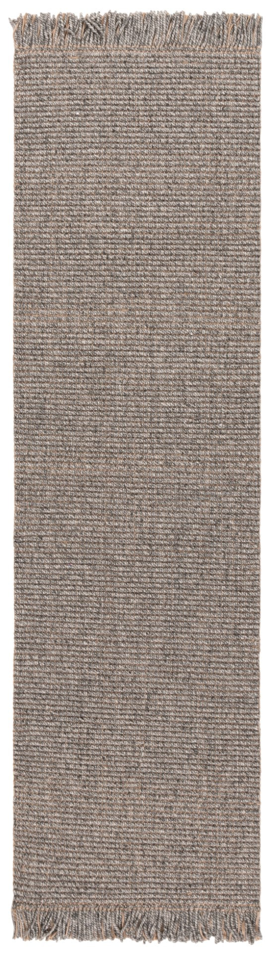 Safavieh Natural Fiber 842h Charcoal With Fringes Charcoal 60% Wool & 40% Jute Nf842h-28