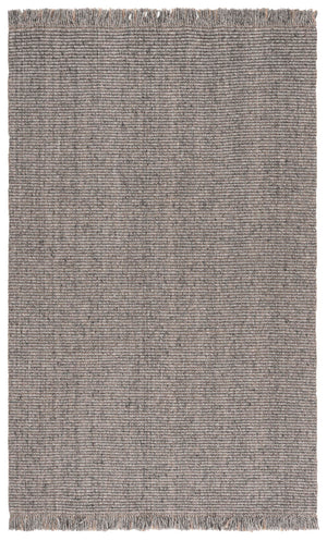 Safavieh Natural Fiber 842h Charcoal With Fringes Charcoal 60% Wool & 40% Jute Nf842h-5