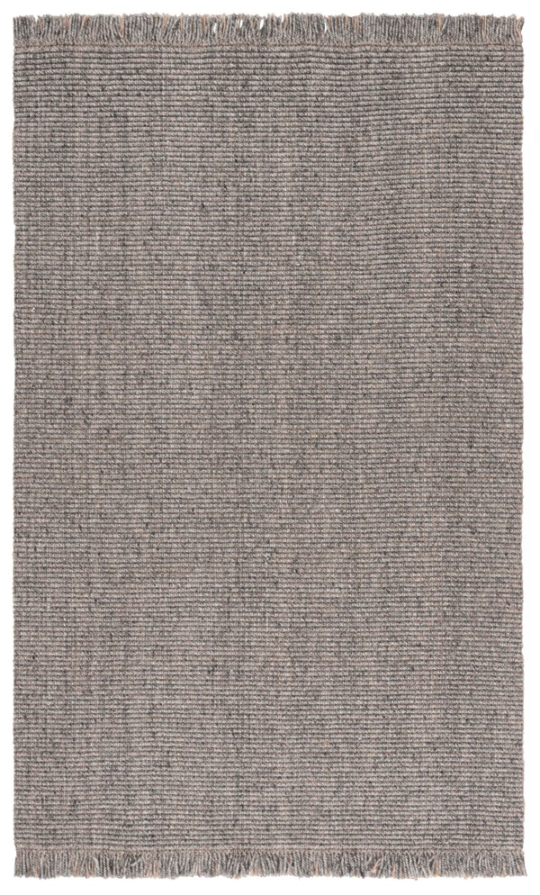 Safavieh Natural Fiber 842h Charcoal With Fringes Charcoal 60% Wool & 40% Jute Nf842h-5