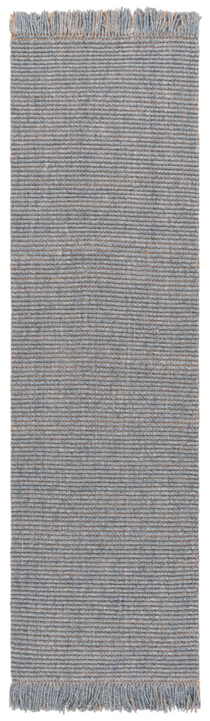 Safavieh Natural Fiber 842n Navy With Fringes Navy 60% Wool & 40% Jute Nf842n-28