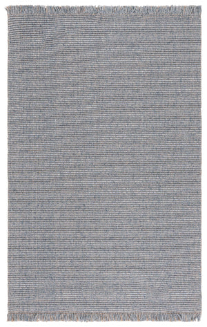 Safavieh Natural Fiber 842n Navy With Fringes Navy 60% Wool & 40% Jute Nf842n-5