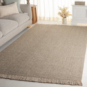 Safavieh Natural Fiber Area Rug - Handcrafted Flatweave Elegance For Sustainable Home Décor And Style Green 60% Wool & 40% Jute Nf842y-6