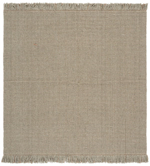 Safavieh Natural Fiber Area Rug - Elegant Flatweave Design, Eco-friendly Comfort, Timeless Style For Your Home Green 60% Wool & 40% Jute Nf842y-6sq