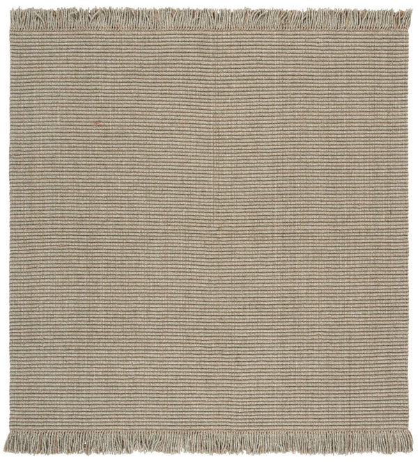Safavieh Natural Fiber Area Rug - Elegant Flatweave Design, Eco-friendly Comfort, Timeless Style For Your Home Green 60% Wool & 40% Jute Nf842y-6sq