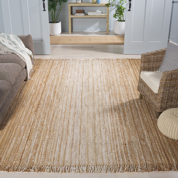 Safavieh Natural Fiber Area Rug - Elegant Jute Craftsmanship For Timeless Style And Comfort In Any Room Ivory ,Natural Jute Nf843a-4