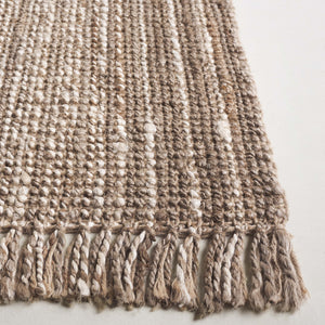 Safavieh Natural Fiber Area Rug - Elegant Jute Craftsmanship For Timeless Style And Comfort In Any Room Ivory ,Grey Jute Nf843f-28