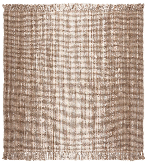 Safavieh Natural Fiber Area Rug - Elegant Jute Craftsmanship For Timeless Style And Comfort In Any Room Ivory ,Grey Jute Nf843f-28