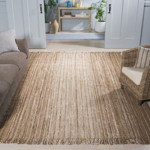 Safavieh Natural Fiber Area Rug - Elegant Jute Craftsmanship For Timeless Style And Comfort In Any Room Ivory ,Grey Jute Nf843f-28