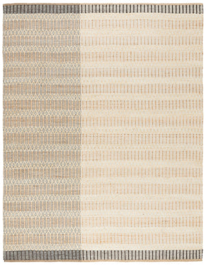 Safavieh Natural Hand Woven Area Rug – Timeless Jute & Cotton Blend For Elegant Home Décor And Comfort Natural ,Charcoal Jute And Cotton Nf852h-6