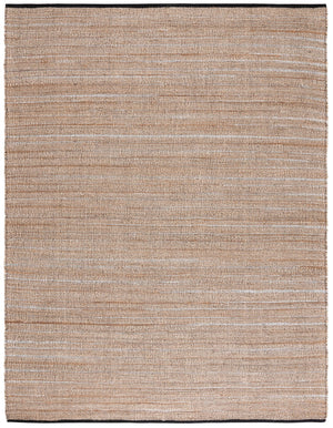 Safavieh Natural Fiber Handcrafted Area Rug In Earthy Hues - Durable Jute & Cotton For Timeless Elegance Light Brown ,Beige 80% Jute,20% Cotton Nf863c-5