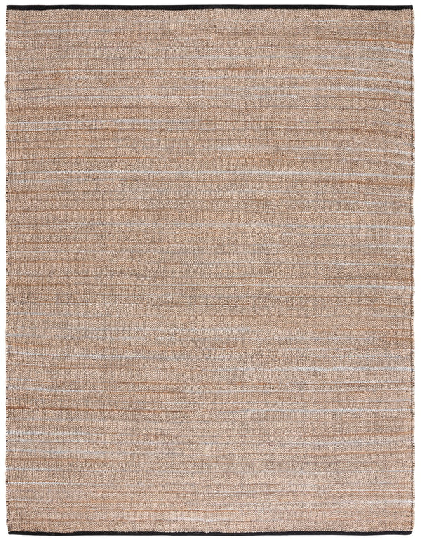 Safavieh Natural Fiber Handcrafted Area Rug In Earthy Hues - Durable Jute & Cotton For Timeless Elegance Light Brown ,Beige 80% Jute,20% Cotton Nf863c-5