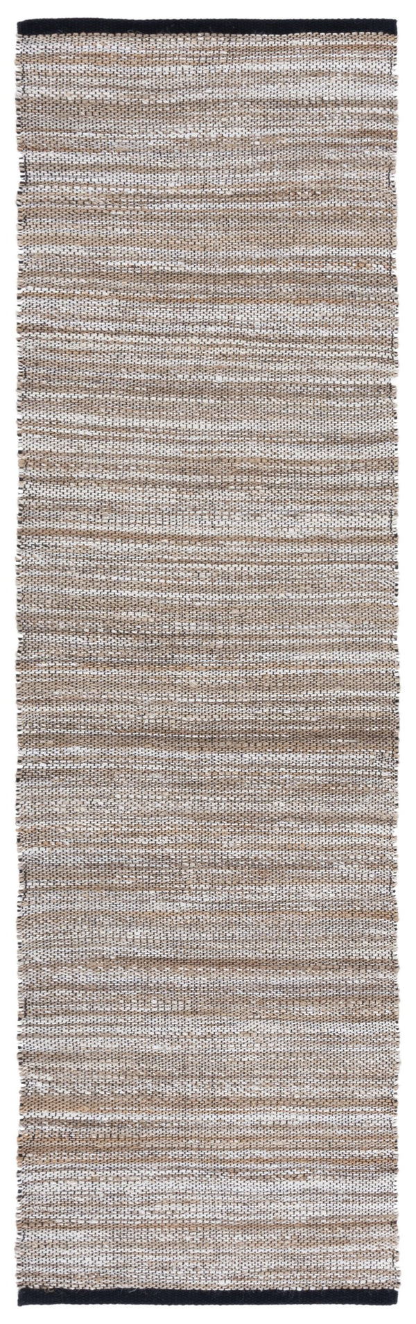 Safavieh Natural Fiber Area Rug – Elegant Flat Weave Design From India, Perfect For Modern And Classic Spaces Natural ,Grey 80% Jute,20% Cotton Nf864f-6sq