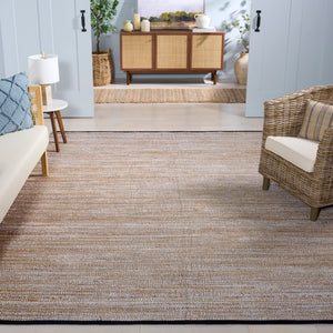 Safavieh Natural Fiber Collection Area Rug - Elegant Earth Tones For Timeless Home Decor And Comfort Natural ,Grey 80% Jute,20% Cotton Nf864f-3