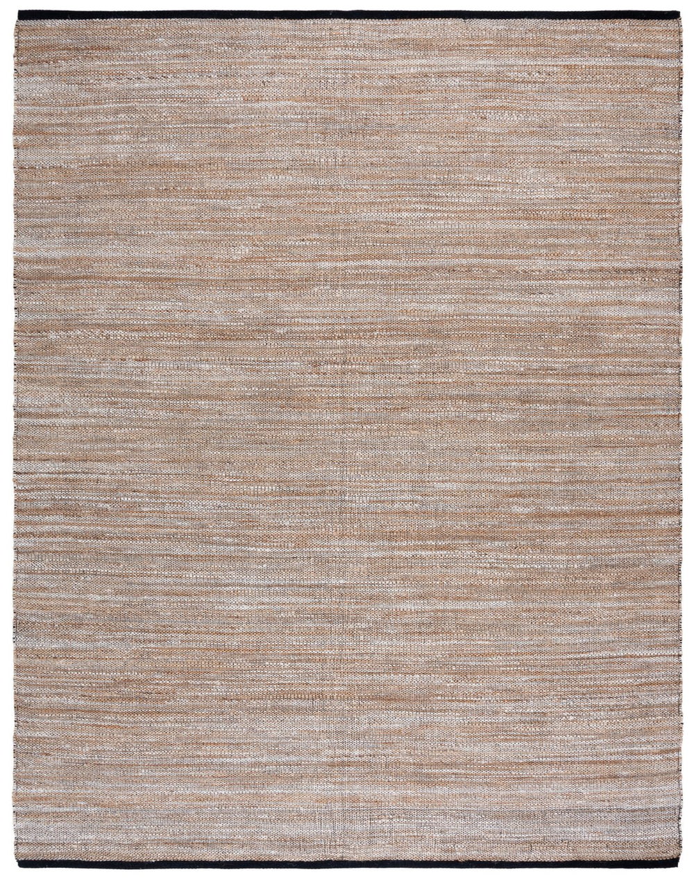 Safavieh Natural Fiber Area Rug – Elegant Flat Weave Design From India, Perfect For Modern And Classic Spaces Natural ,Grey 80% Jute,20% Cotton Nf864f-6sq