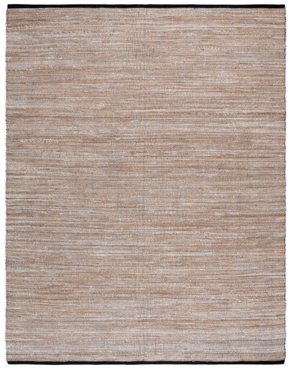 Safavieh Natural Fiber Collection Area Rug - Elegant Earth Tones For Timeless Home Decor And Comfort Natural ,Grey 80% Jute,20% Cotton Nf864f-3