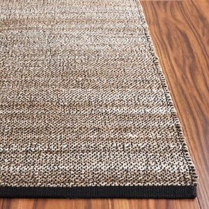 Safavieh Natural Fiber Area Rug In Elegant Taupe With Timeless Striped Pattern For Stylish Home Decor Taupe ,Bleach 80% Jute,20% Cotton Nf865e-6